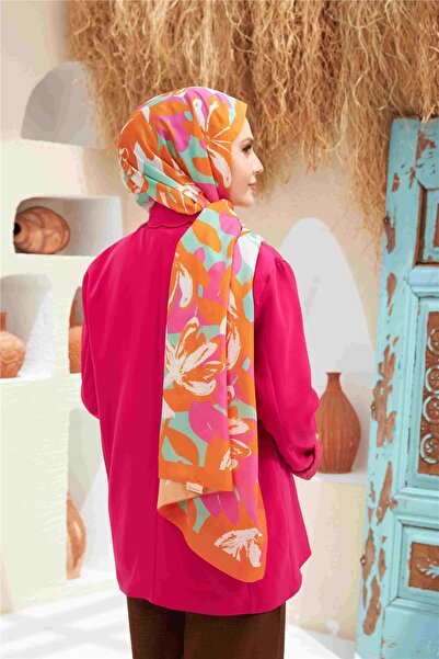 İpekhan Comfort Arya Shawl Carrot Orange 3028-01