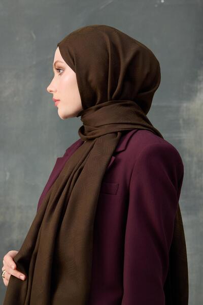 İpekhan Σάλι με μοτίβο Χακί Ζακάρ - 8010-18