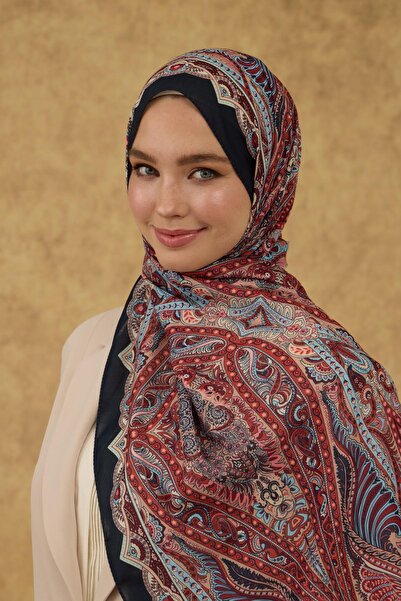 İpekhan Іпекхан М'який шаль Синій Лосось 3052-10