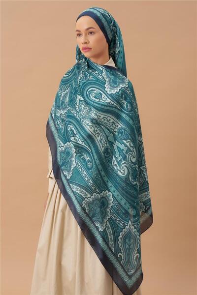 İpekhan Jardin Secret Collection Indian Voile Silk Shawl 5012-06
