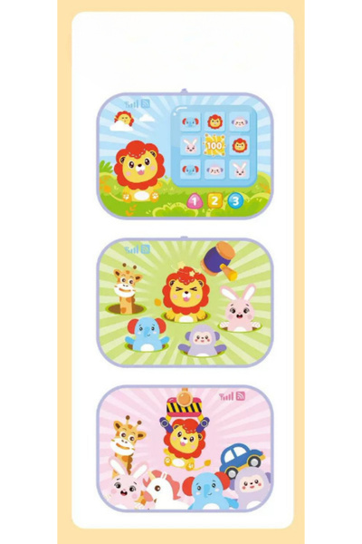 Picodino Baby Activity Pillow with Toys and Sounds, Green