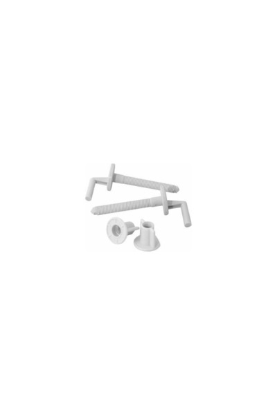 Genel Markalar Kare AA+ Plastik Banyo Klozet Kapak Vidası ve Menteşesi Tesisat Malzemeleri