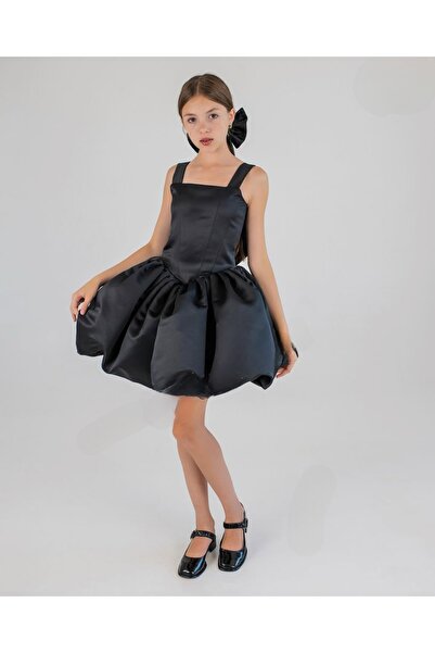 MODA Kız Çocuk Balon Elbise