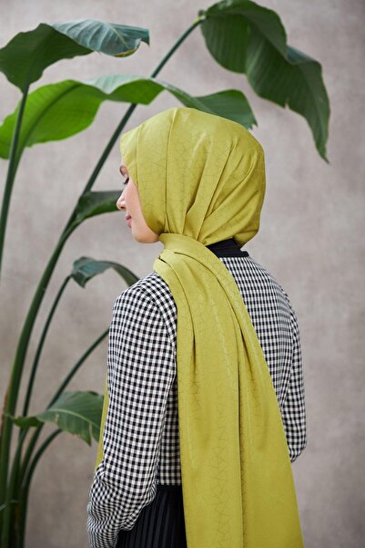 İpekhan Novvela Σχέδιο Μεταξωτό Ζακάρ Κάλυμμα Λάδι Πράσινο 9008-05