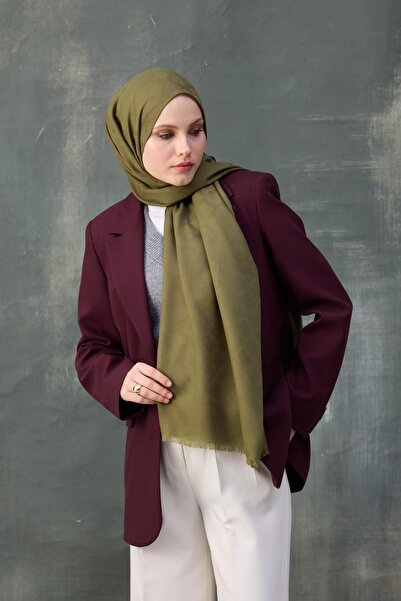 İpekhan Σάλι ζακάρ από βαμβακερό σχέδιο Green Wave - 8010-08