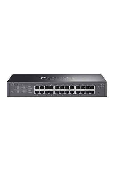 TP-LINK Omada 24-Port Gigabit Easy Managed Switch PORT: 24× Gigabit RJ45 Ports SPEC: 1U 13-inch Rack-mounta