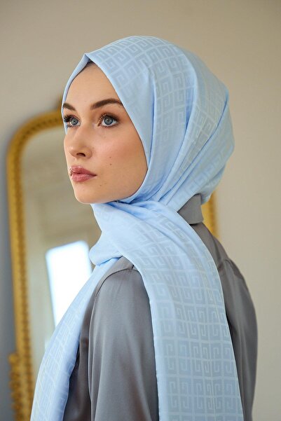 İpekhan Baby Blue 9016-21 - Summer Sparkle Collection Μεταξένιο Ζακάρ Σάλι