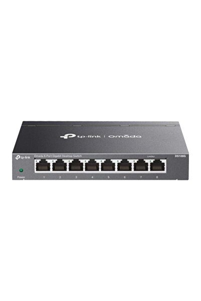 TP-LINK Omada 8-Port Gigabit Desktop Switch Port: 8Ã— Gigabit Rj45 Ports Spec: Desktop Steel Case Feature: P