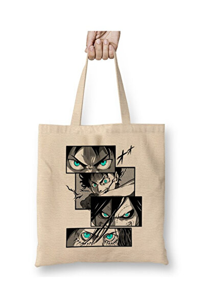 Toyaso Eren Yeager Transformation Attack On Titan Безсумкова сумка з довгими ручками Сумка для покупок Сумка для пляжу