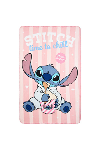 Stitch Disney Lilo și Time to Chill pătură fleece 100x150cm