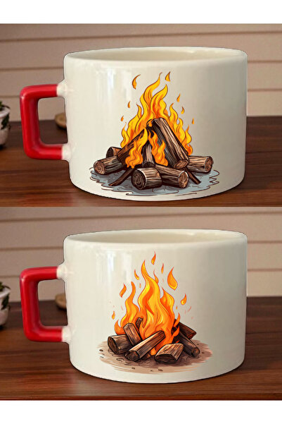 lili hediyelik فنجان قهوة مزدوج مع حامل - هدية عيد الحب، هدايا يمكن تقديمها ل...