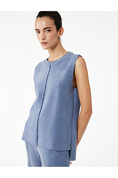 Koton Базовий велосипедний комір Трикотажний безрукавний светр