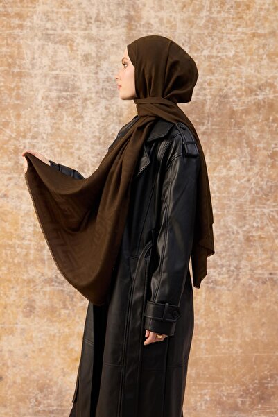 İpekhan Fendi Pattern Βαμβακερό Ζακάρ Σάλι Χακί 8009-18