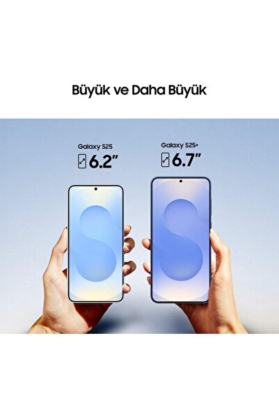 Samsung Galaxy S25+ 256 GB 12 GB Ram Buz Mavisi Cep Telefonu (Samsung TR Garantili) - Outlet