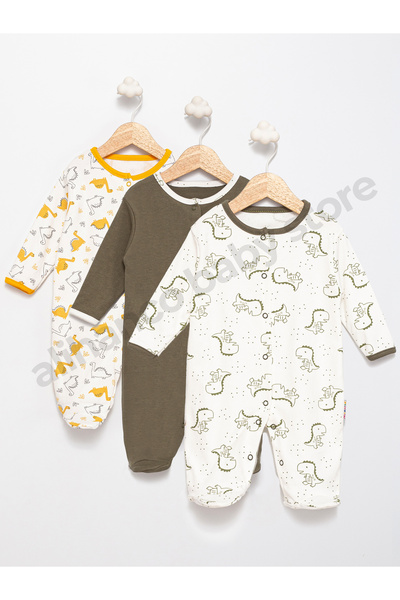 Alihan 100% Cotton Baby Romper with Booties
