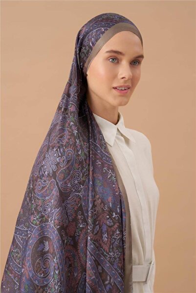 İpekhan Jardin Secret Collection Indian Voile Silk Shawl 5011-18
