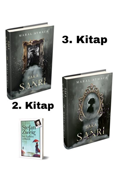 Ephesus Yayınları Saka ve Sanrı 2, Saka ve Sanrı 3 Maral Atmaca 2 Kitap Ciltl...