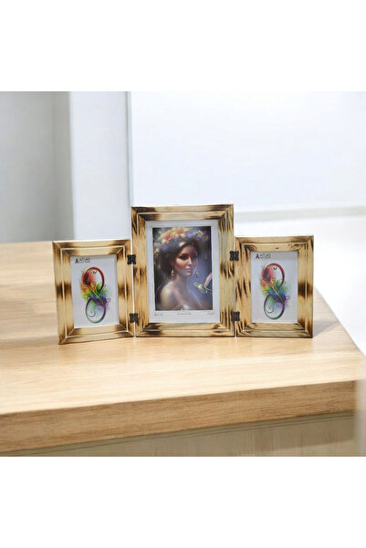 shop Üçlü ahşap fotoğraf çerçevesi