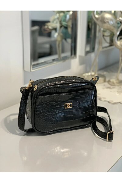 Set Jones Γυναικεία τσάντα ώμου με σχέδιο κροκόδειλου