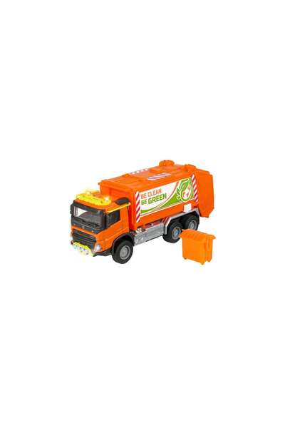 Majorette Volvo Garbage Collector garbage truck with dumpster