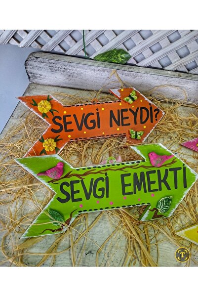 buraxe 2 adet,30 cm lik ahşap ok tabela,kişiselleştirilebilir ürün, bahçe bal...