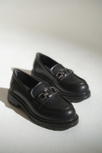 HVZ Exclusive Black Women's Loafer Casual Comfortable Shoes, School, College High School Shoes Moccasin