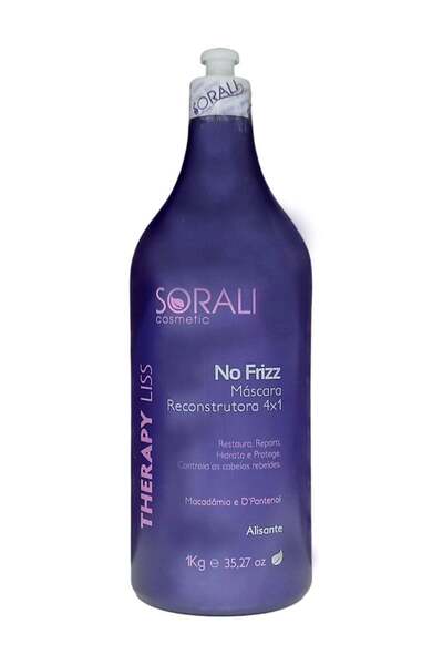 SORALI بروتين ثيرابي ليس 4×1 البرازيلي لفرد الشعر وعلاجه 1000 مل