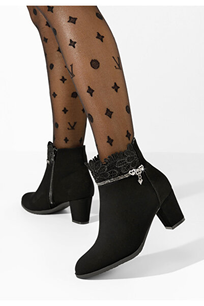 B T Shoes Botine elegante Cardinala V2 negre