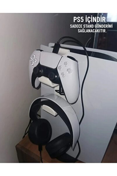 Filkorium3D PlayStation 5 Uyumlu DualSense ve Kulaklık Standı | PS5 Uyumlu Dü...
