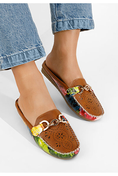 B T Shoes Hnedé šľapky dámske Localita