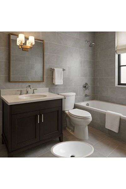 Turavit Hilton Oval Tezgah Altı Lavabo 37x47 cm 5017