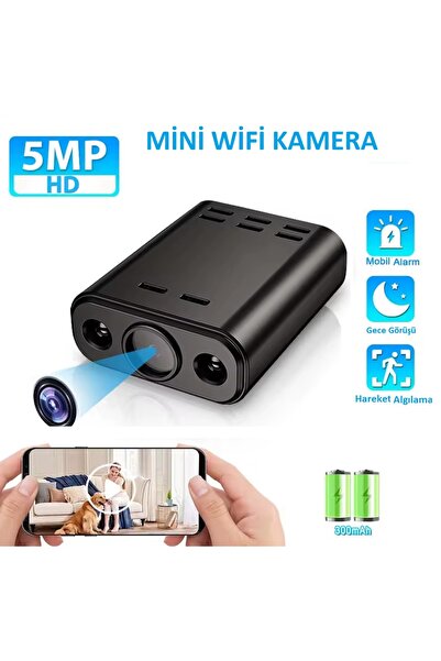 tap10 Kablosuz Mini Kamera WiFi | Canlı İzleme & Sesli Kayıt + 32GB SD KART
