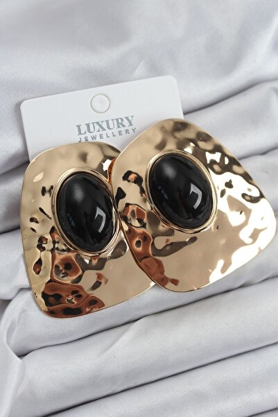 Clariss Brass Gold Color Vintage Women's Earrings