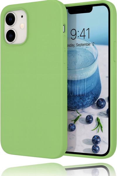HyperAge iPhone 12 / 12 Pro Kılıf İçi Kadife Darbeye Dayanıklı Yumuşak Siliko...