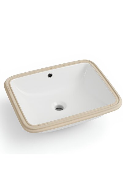 Turavit Hilton Kare Tezgâh Altı Lavabo 41x52 cm 5027