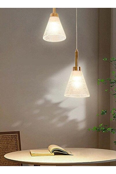 Hummer Light Nest Modern Hanging Pendant Double Golden with Transparent E27