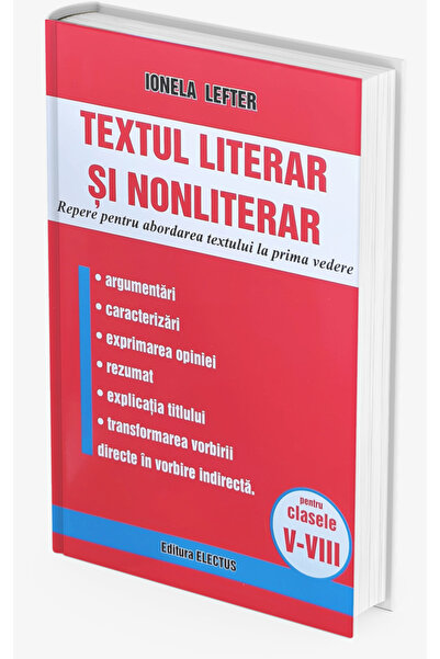 OEM Literary and non-literary text. Landmarks for approaching the text at first glance, Ionela Lefter