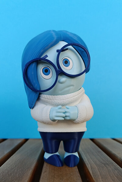 Morfik Inside Out (Ters Yüz) Üzüntü Karakteri Figürü – 15 cm Koleksiyonluk ve...