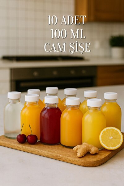 Rotanev 10 Adet 100 Ml Beyaz Kapaklı Düğün, Kına, Nişan, Kolonya, Hediyelik Ş...