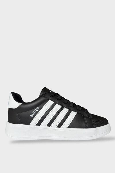 Liger Unisex Casual Sneakers Black White