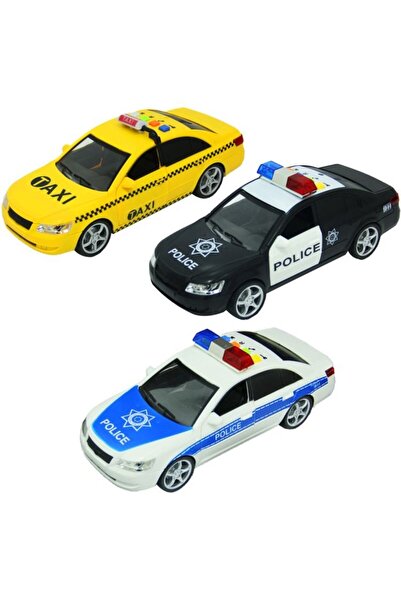 My Reality Fashion Sunman 1:16 الشرطة وسيارة الأجرة مع الصوت والضوء