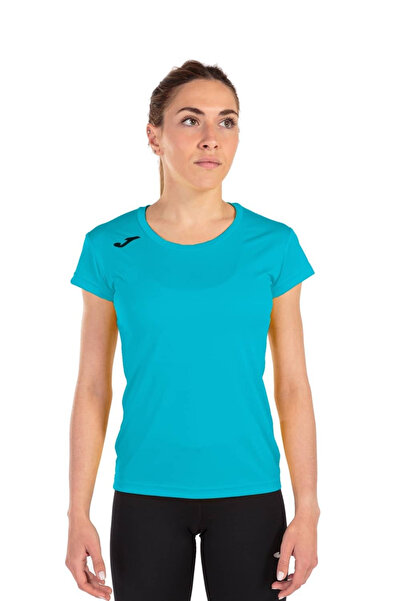 Joma Record II women's sports shirt Turquoise XXS