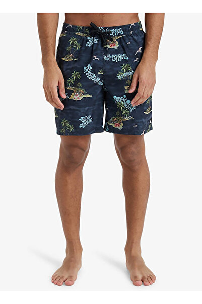 Quiksilver EQYJV04100 EVERYDAY STRAIGHT VOLLEY Siyah Normal Bel Standart Kalıp Erkek Şort Mayo