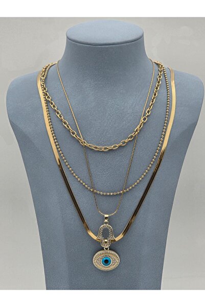 miyle Çelik Çoklu Kolye // KOLYE-5875