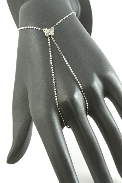 Ronanna Nrzsnt Butterfly Luxury Steel (215206) Shahmeran-Silver Color