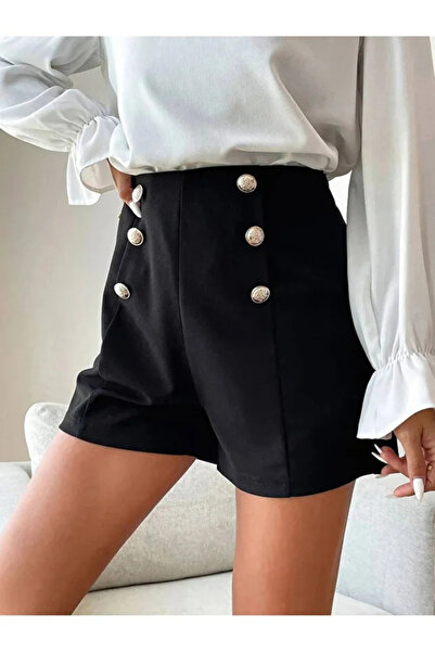 EmcyFiora Düğmeli Short Etek