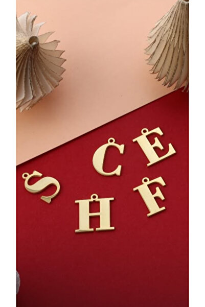 Wind Silver Taşsız Harfini Seç Kolye ucu 925 Ayar