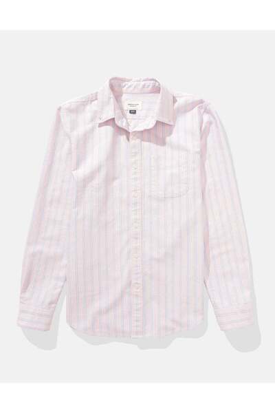 AMERICAN EAGLE AE Slim Fit Everyday Oxford Button-Up Shirt