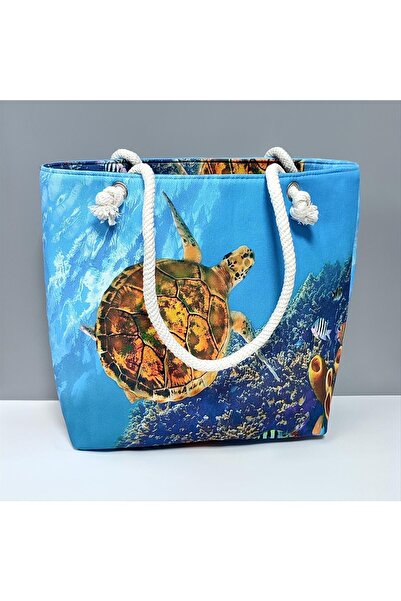 Yıldızınızzz accessory Τσάντα παραλίας με σχέδιο χελώνας