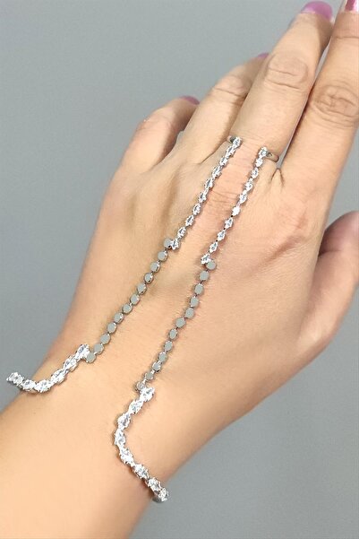 Ronanna Luxury Steel Shahmeran with Round Zircon Stone